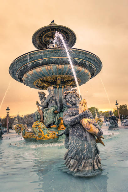 istock Fountain of the Place de la Concorde square in Paris 1461417295