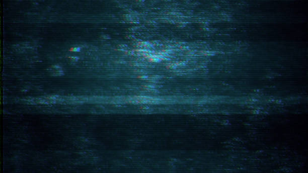 istock Bad TV Signal. Interlaced distorted VHS noise overlay design element. 1461425198
