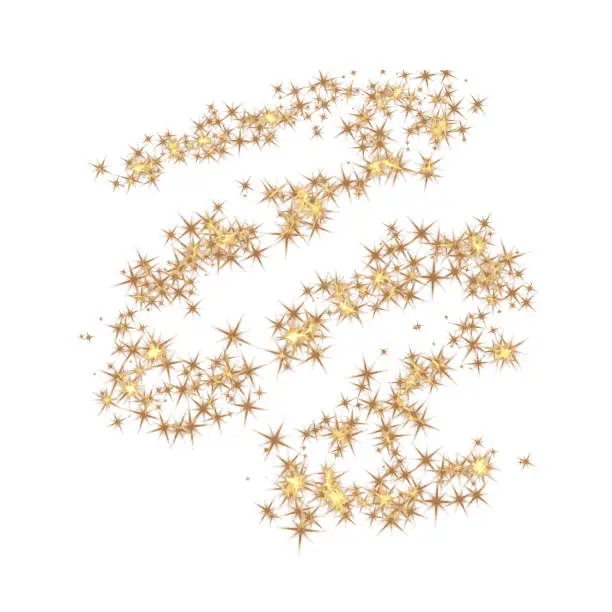 Vector illustration of Isolated abstract gold spots. luxury background
