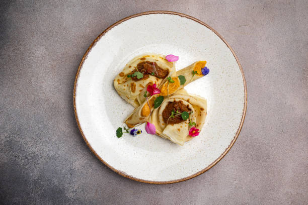 istock delicious pancakes with filling on a plate 1461426504