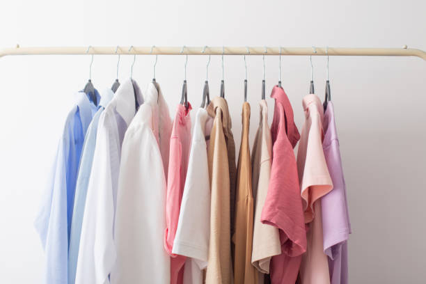 istock female  summer wardrobe in  white room 1461430723