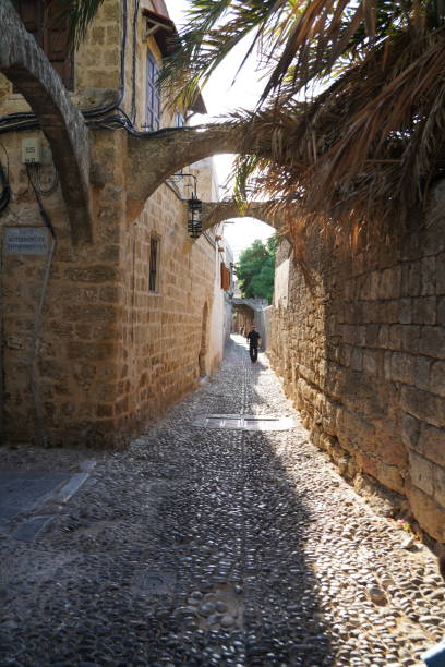 istock Streets of Rhodes Town 1461435891