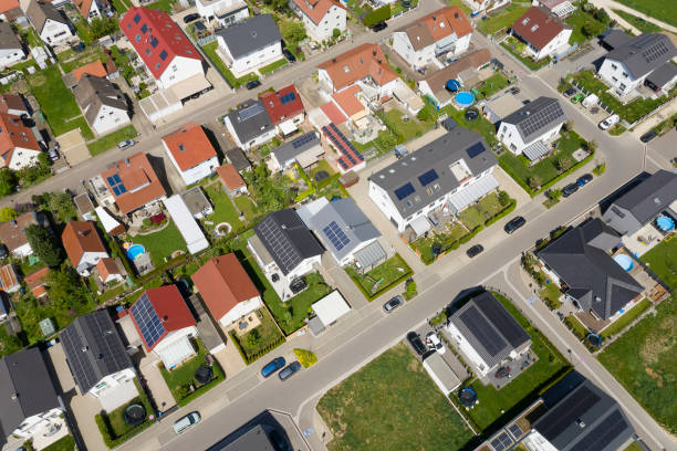 istock Aerial View of Village 1461437011