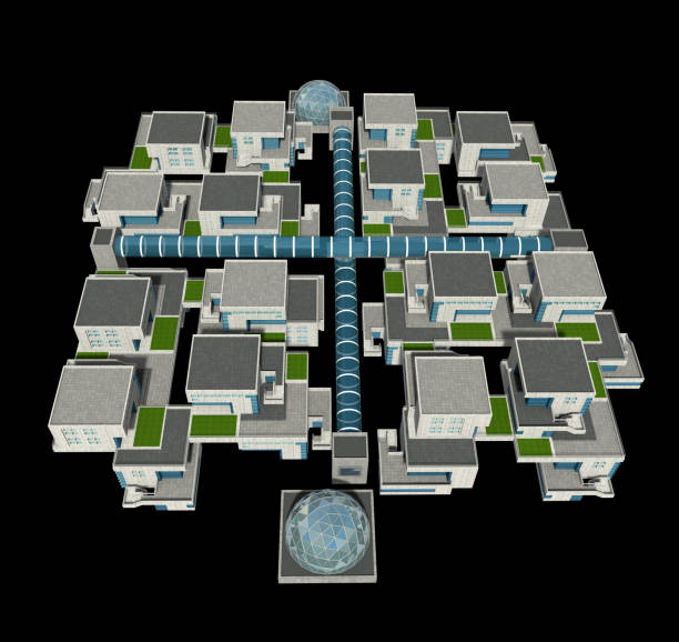 istock Futuristic Residential Habitat 1461441666