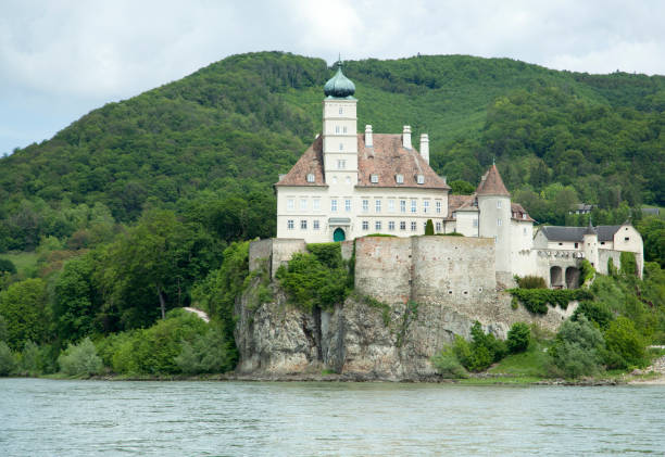 View on Tratzberg Castle in the Inn Valley in western Austria