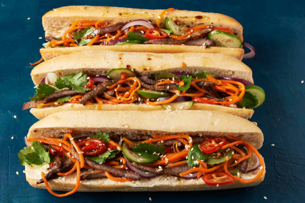 istock banh mi sandwich. vietnamese cuisine 1461450030