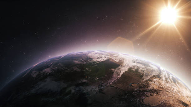 istock Planet Earth, The Sun Lights, view from space 1461451048