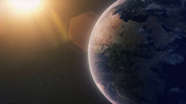 istock Planet Earth, The Sun Lights, view from space 1461451074