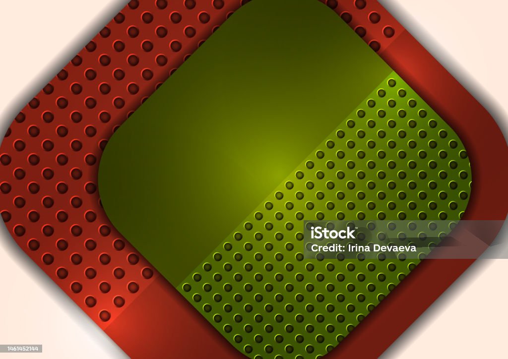 Perfaration Vector Abstract Design Square Round Background Perforation Vector Stock ...