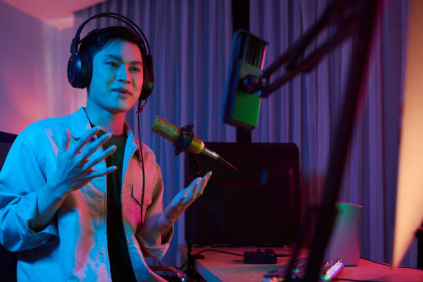 istock Videogamer Recording Voice Over 1461453063