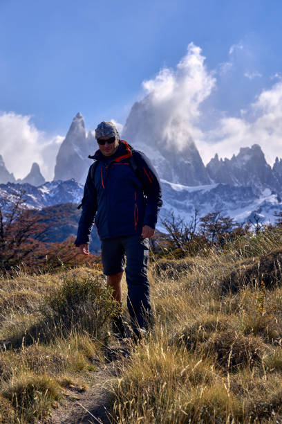 istock young man trekking in El Chalten, Argentina 1461453196