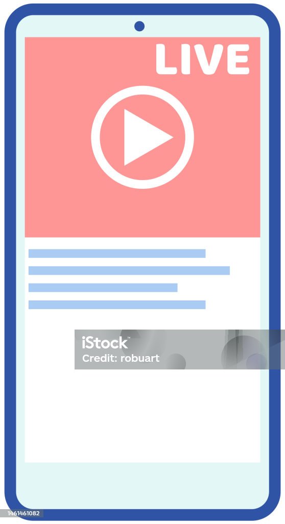 Vlog Streaming Video Recording Live Broadcast Stream Vlog On Screen Internet ...