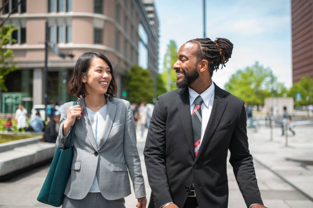istock Work Colleagues Go Out For Lunch In The City 1461476190