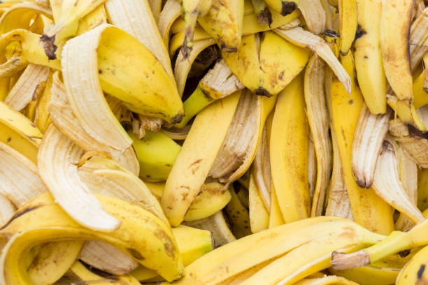 istock pile of banana peels, top view 1461484620