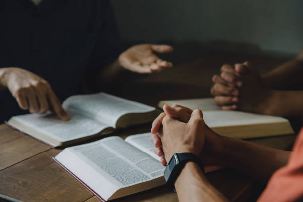 istock Christian Bible Study Concepts. Christian friend's groups read a 1461493487