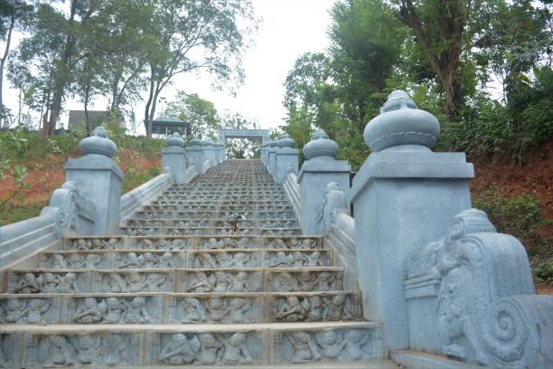 istock Stairway in Buddhist temple 1461519576