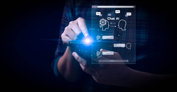 istock A.I. Chat with AI or Artificial Intelligence technology, business use AI smart technology by inputting, deep learning Neural networks to understand, respond to user inputs. future technology 1461521619