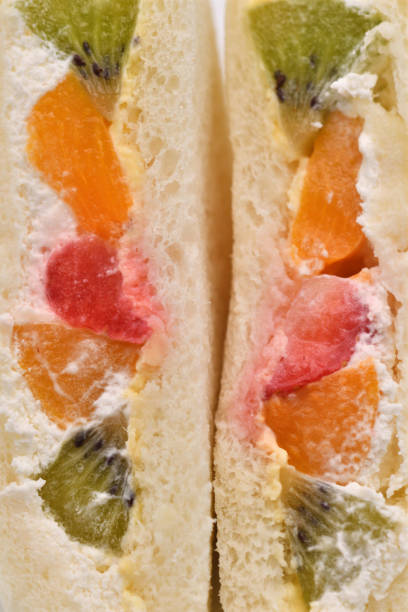 istock A fruit sandwich sandwiched between colorful fruits. 1461533934