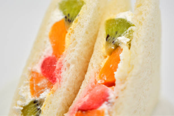 istock A fruit sandwich sandwiched between colorful fruits. 1461533939
