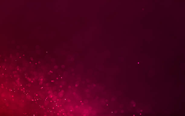 istock Christmas light on red bokeh glitter or blurred background. 1461534727