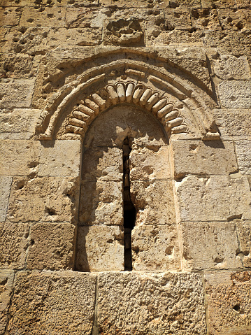 One of the old gateways into the Jewish Quarter. In Arabic as Bab Harat al-Yahud - Jewish Quarter Gate