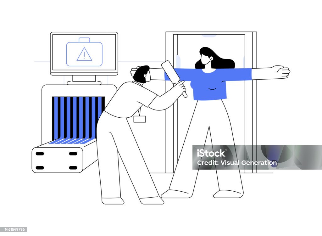 Security Check Vector Image Security Check Abstract Concept Vector Illustration Stock Illustration ...