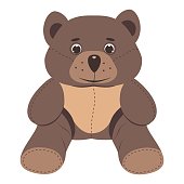 istock Bear. Toy. Cartoon character. 1461553730