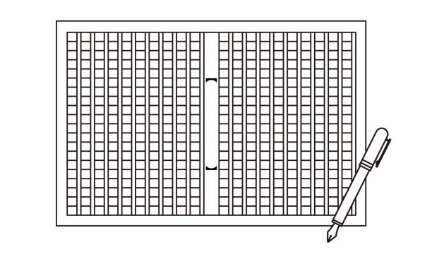 manuskriptpapier und ein füllfederhalter. schreibpapier. papier zum schreiben. - drehbuch stock-grafiken, -clipart, -cartoons und -symbole