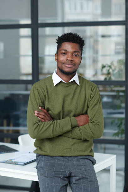 istock African American businessman working in office 1461554840