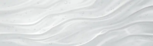 Vector illustration of Liquid gel texture background, hyaluronic serum