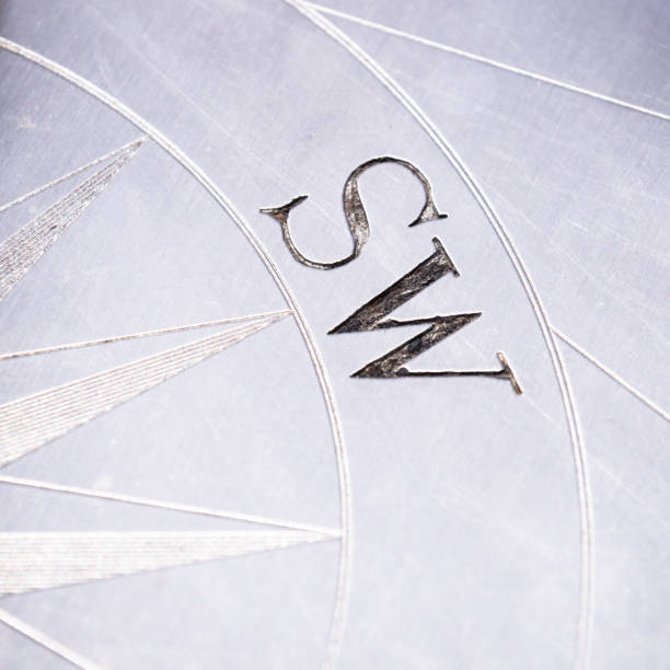 istock Closeup shot of a compass rose 1461566036