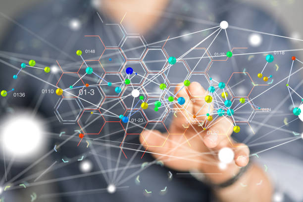 istock 3D rendering of an abstract network with connections; science concept 1461570337