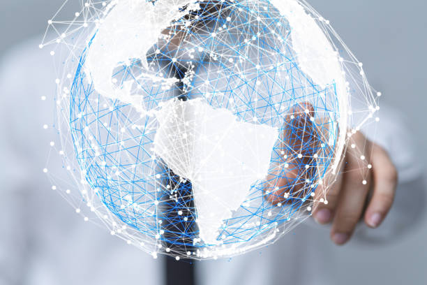 istock 3D rendering of a businessman pointing digital connections 1461571004