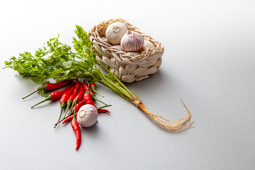 Asian Food: Ingredients for Asian Cooking Still Life