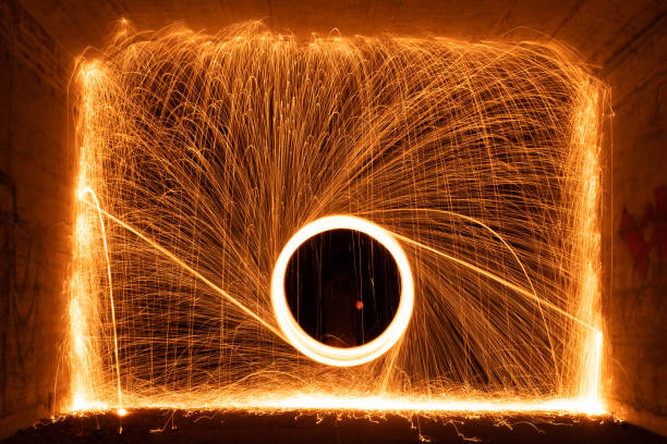 istock Ring of fire in the tunnel 1461574242