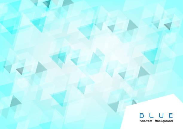 Blue polygon shape abstract background Blue polygon shape abstract background tetragon stock illustrations
