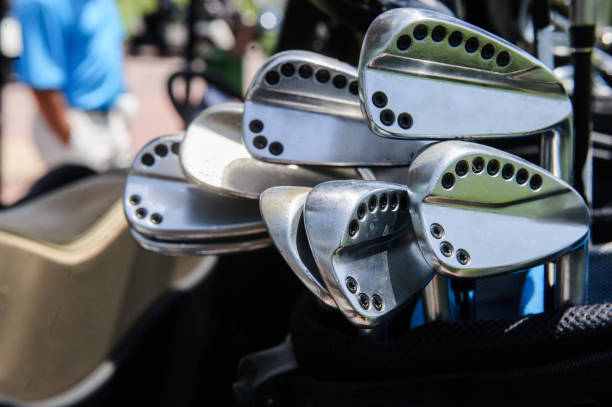 istock Golf bats in the bag.Close up. 1461576984