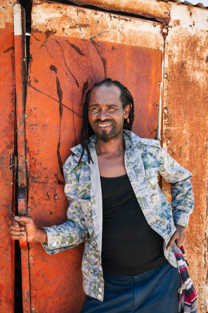 Afro descent showing his life in the street