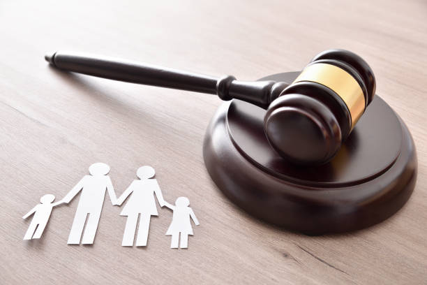 istock Family and minor judicial protection concept with gavel elevated 1461578818