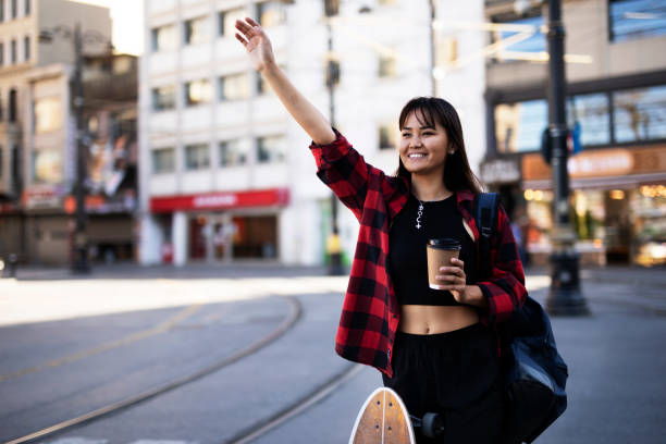 istock Smiling woman enjoy in fresh coffee outside. 1461580837