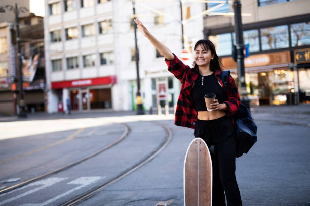 istock Smiling woman enjoy in fresh coffee outside. 1461581013