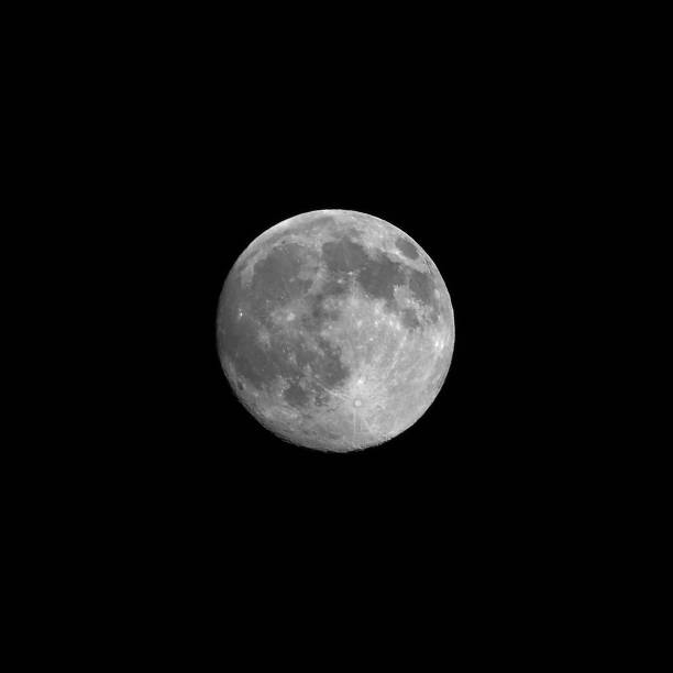 istock Full moon over the black sky at night 1461582150