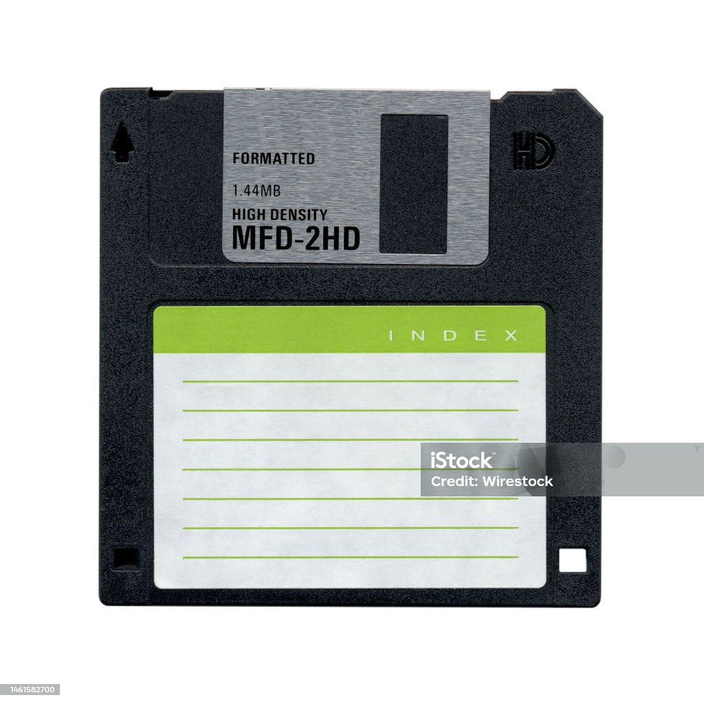 floppy disk isolated on the white background A  floppy disk isolated on the white background Backup Stock Photo