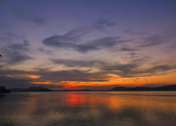 istock Sunset view of mighty river Brahmaputra, Assam 1461586044