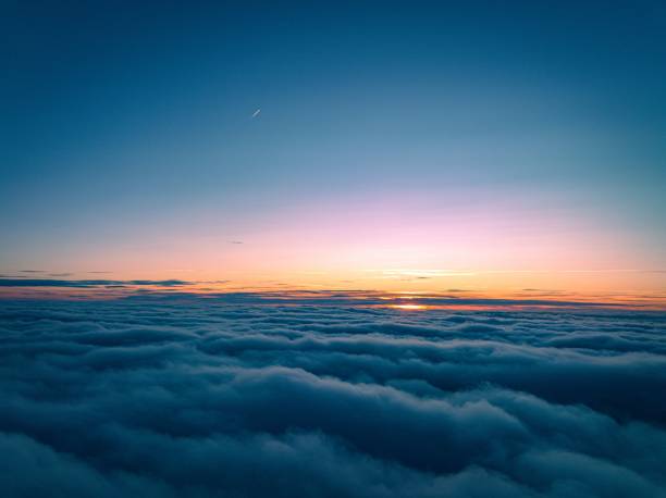 istock View of the clouds and sunset 1461588931