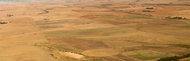 istock Abstract landscape of farm lands 1461598627