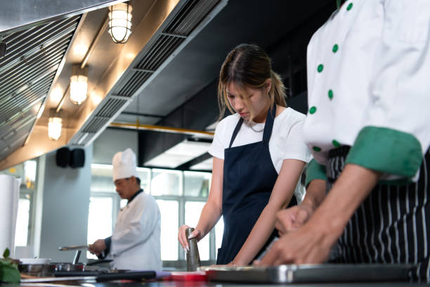 istock Cooking class atmosphere, Is to work closely with a chef and learn from experienced chefs at recognized institutions. 1461608303