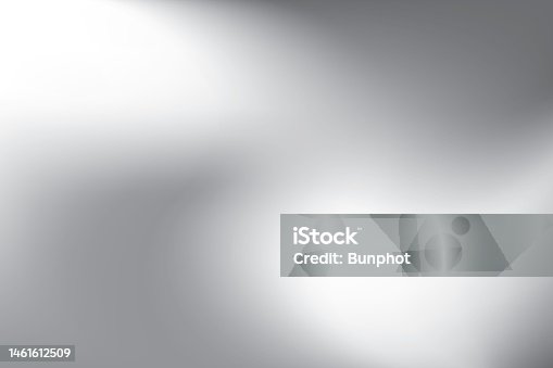 istock Abstract white and gray gradient background. Vector illustration. 1461612509