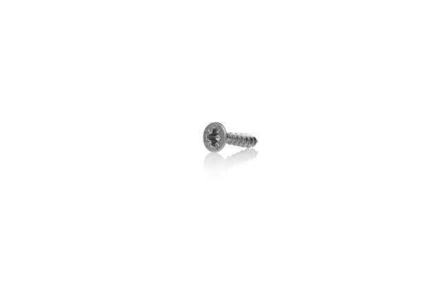 istock macro screw of silver color on a white background 1461615352