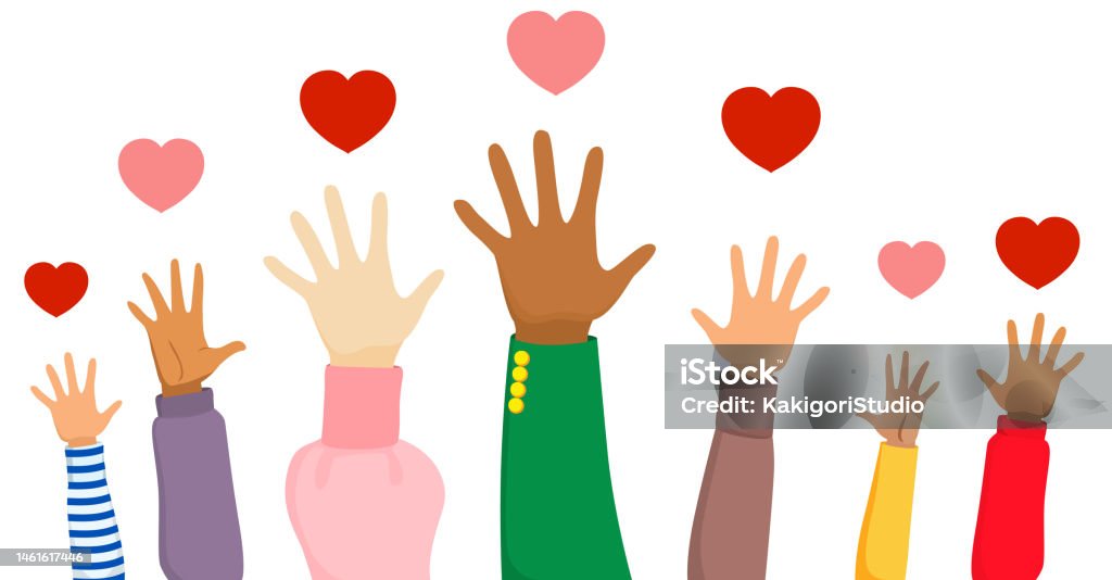 Hand Up Image Hands Up Stock Illustration - Download Image Now - African Ethnicity ...